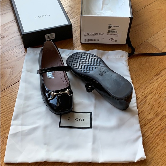 Girls Gucci Mary Jane shoes